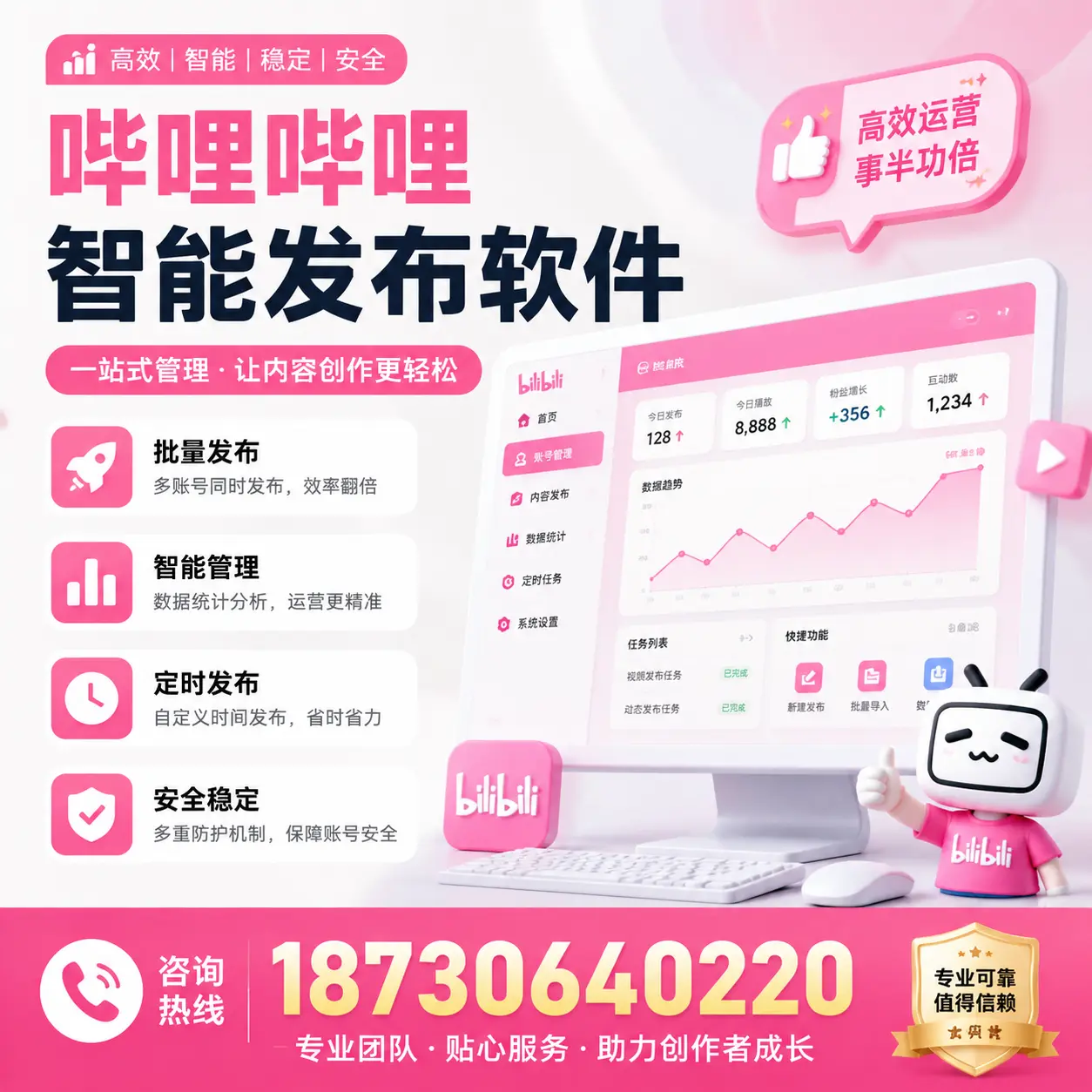 如何评估哔哩哔哩智能发布软件的ROI?黄山 企业必读